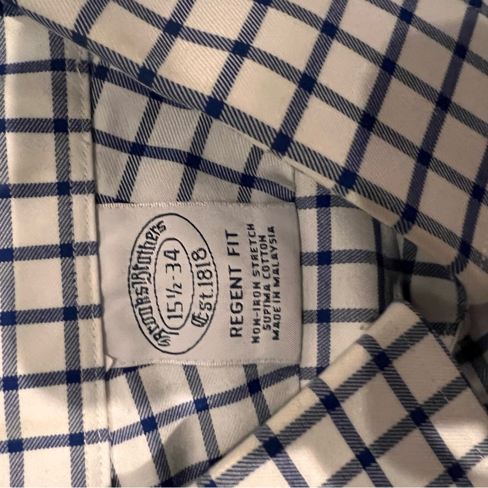 Brooks Brothers Men’s Regent Fit Shirt - Picture 3 of 4